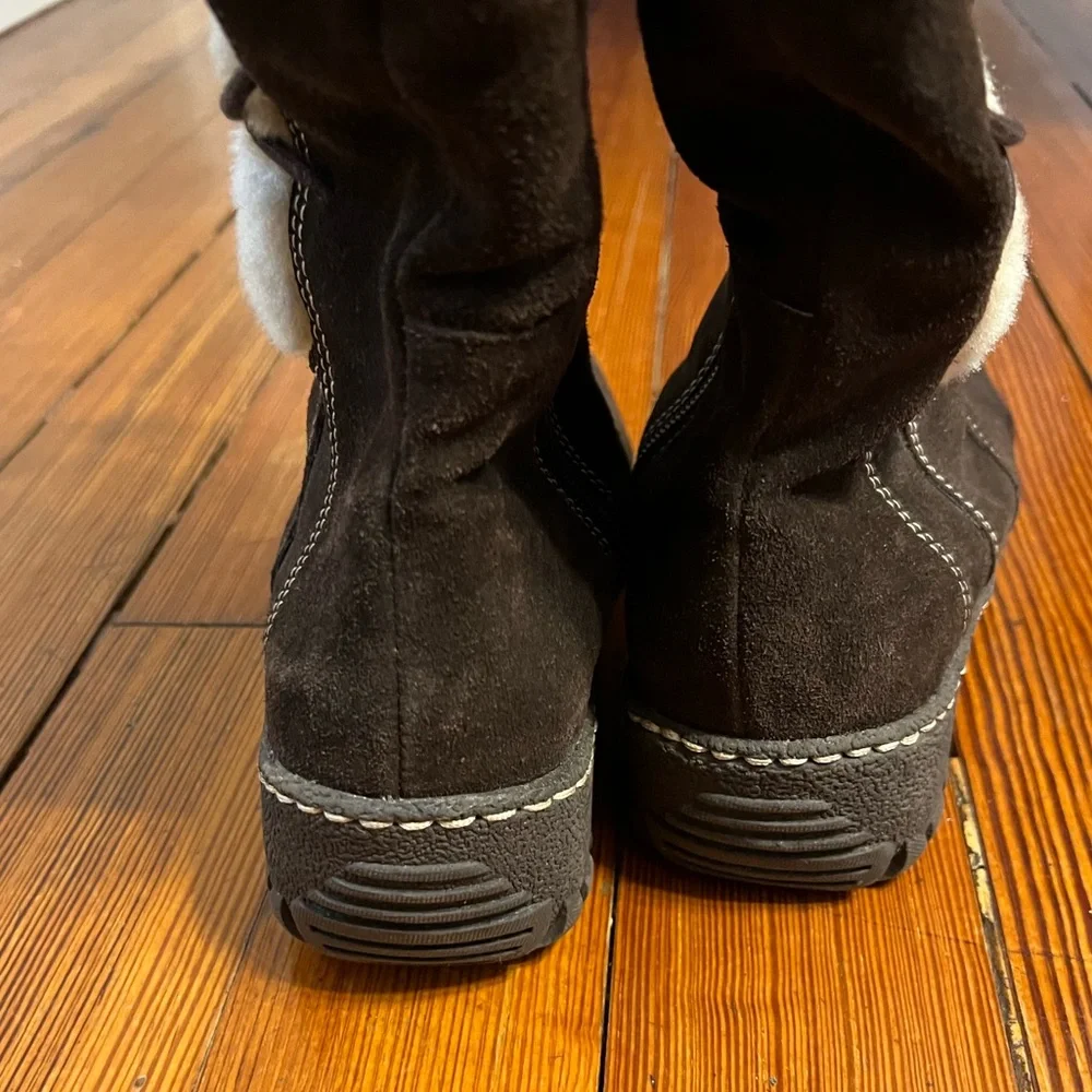 Bass Miley Mid-Calf Brown leather‎ boot size 7.5
